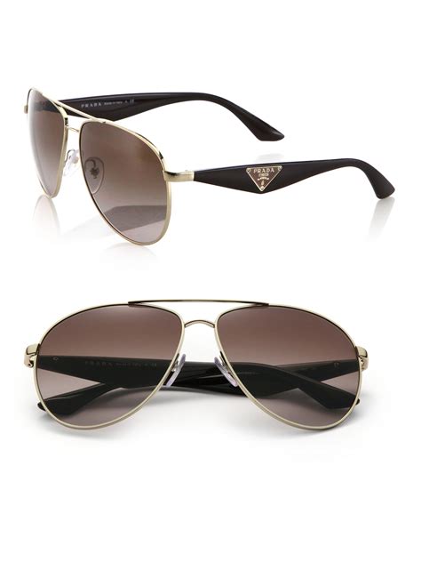 prada aviator sunglasses gold|prada aviator sunglasses sale.